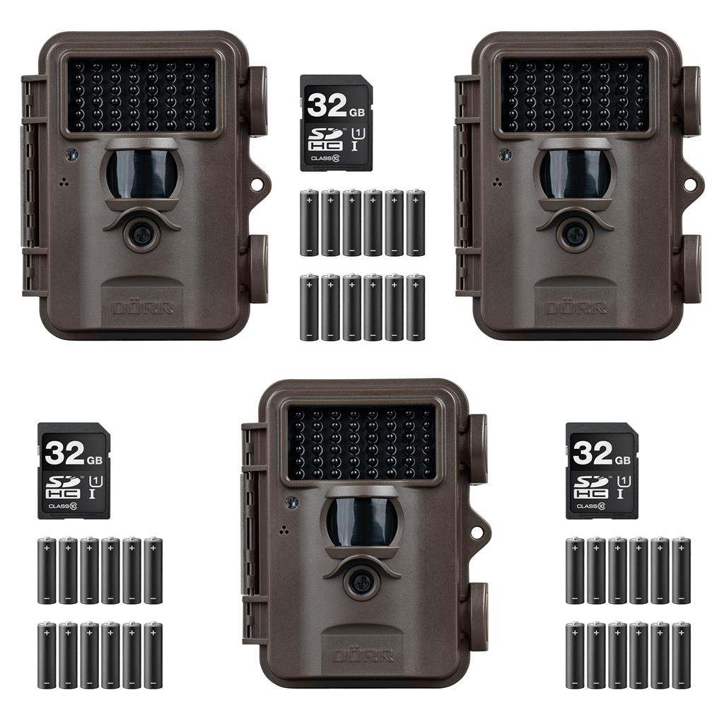 SnapShot Mini Black 30MP 4K 3er Starter-Kit 